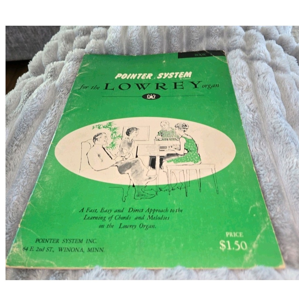 Vintage Pointer System for the Lowrey‎ Organ Instructional Music Book Winona MN